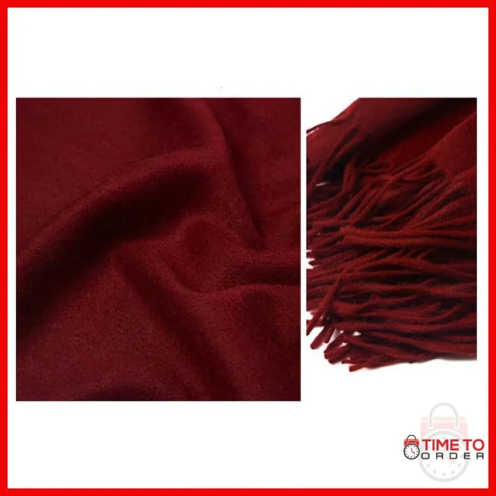 Large Thick Wool Pashmina Shawl Travel Blanket Scarf Winter Wrap